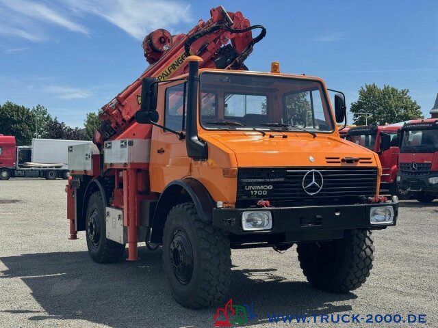 Unimog U1700 Kran PK16000 + Jib Höhe 22,50m + Winde - Crane truck: picture 2 Unimog U1700 Kran PK16000 + Jib Höhe 22,50m + Winde - Crane truck: picture 2
