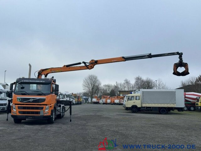 Hook lift truck, Crane truck Volvo 370 Palfinger Kran 9m=1.180kg 5+6 Steuerkreis FB: picture 12