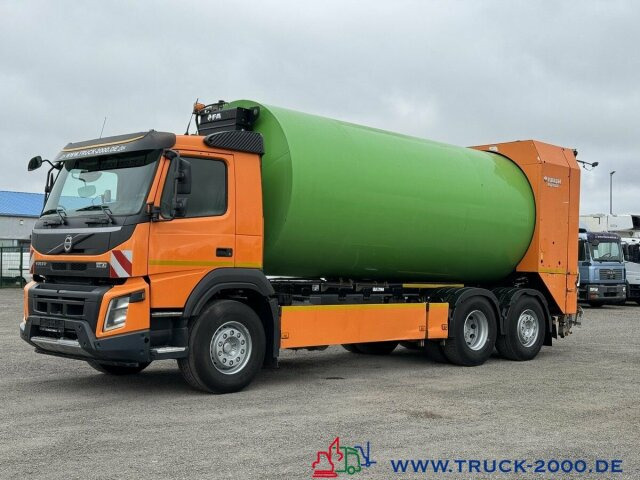 Garbage truck for transportation of garbage Volvo FMX 380 6x2 Faun Rotopress23m³ NUR 138 TKM Klima: picture 9