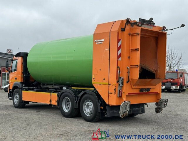 Garbage truck for transportation of garbage Volvo FMX 380 6x2 Faun Rotopress23m³ NUR 138 TKM Klima: picture 13