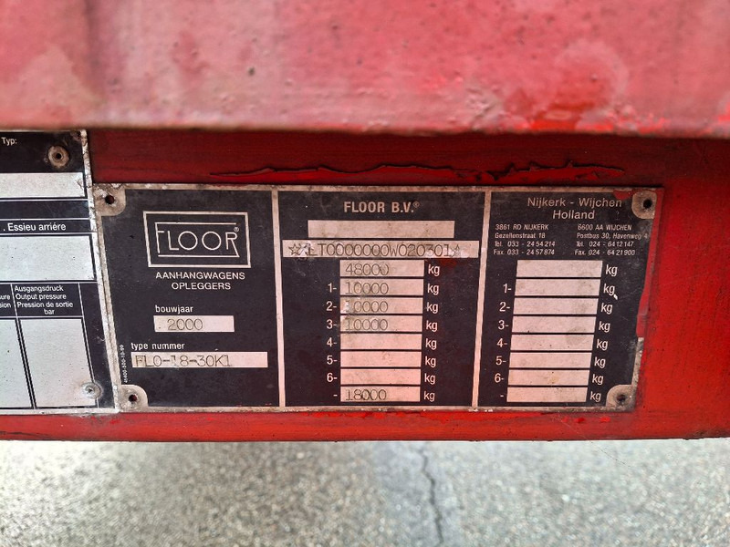 Floor FLO-18-30K1 - Dropside/ Flatbed semi-trailer: picture 2 Floor FLO-18-30K1 - Dropside/ Flatbed semi-trailer: picture 2