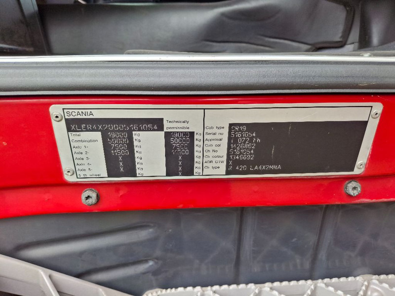 Scania R 420 LA4X2MNA - Tractor unit: picture 5 Scania R 420 LA4X2MNA - Tractor unit: picture 5