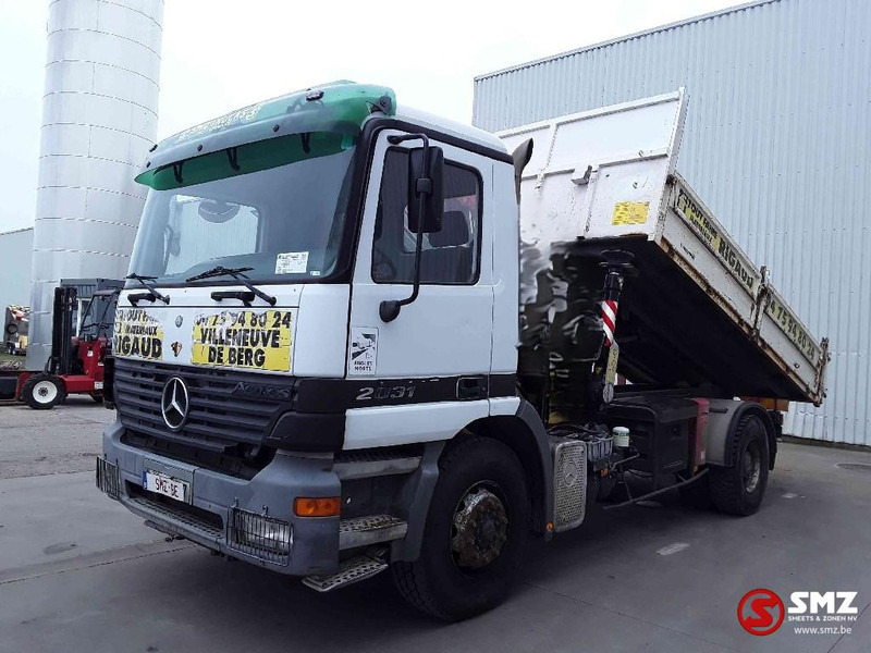 Mercedes-Benz Actros 2031 lames - Tipper, Crane truck: picture 2 Mercedes-Benz Actros 2031 lames - Tipper, Crane truck: picture 2