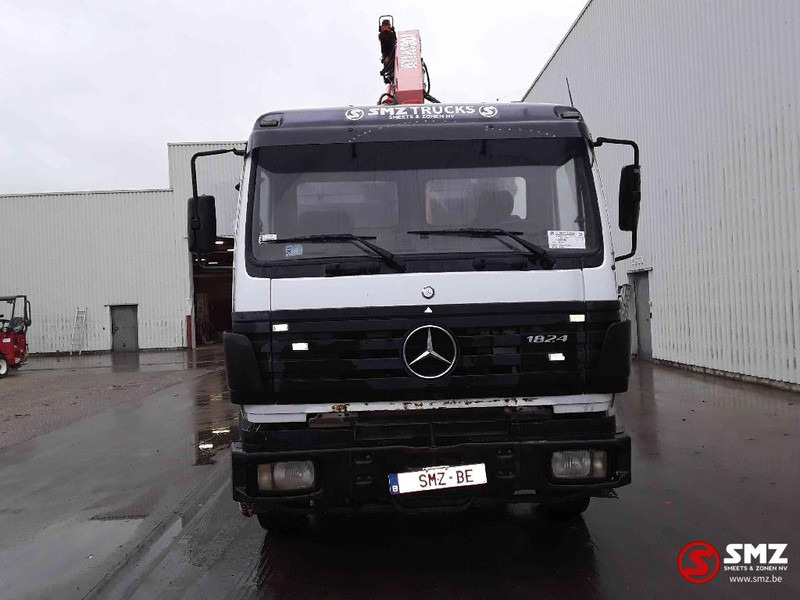 Mercedes-Benz SK 1824 lames grue - Tipper, Crane truck: picture 2 Mercedes-Benz SK 1824 lames grue - Tipper, Crane truck: picture 2