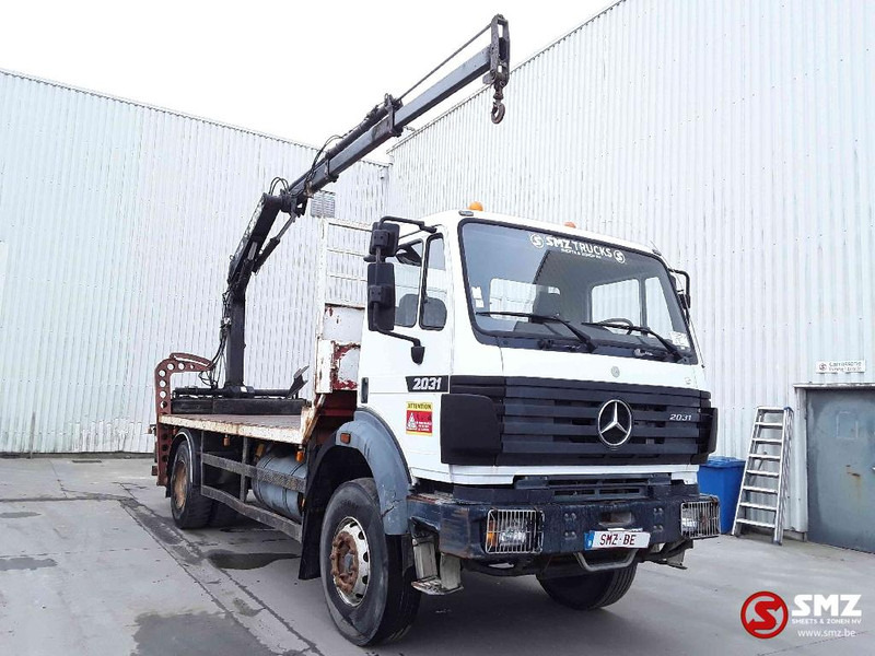 Mercedes-Benz SK 1831 hiab 090 lames - Dropside/ Flatbed truck, Crane truck: picture 1 Mercedes-Benz SK 1831 hiab 090 lames - Dropside/ Flatbed truck, Crane truck: picture 1