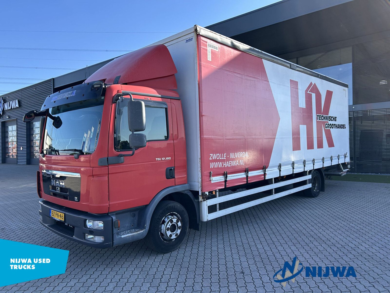MAN TGL 12.180 4x2 Roldeur + Laadklep - Curtain side truck: picture 1 MAN TGL 12.180 4x2 Roldeur + Laadklep - Curtain side truck: picture 1