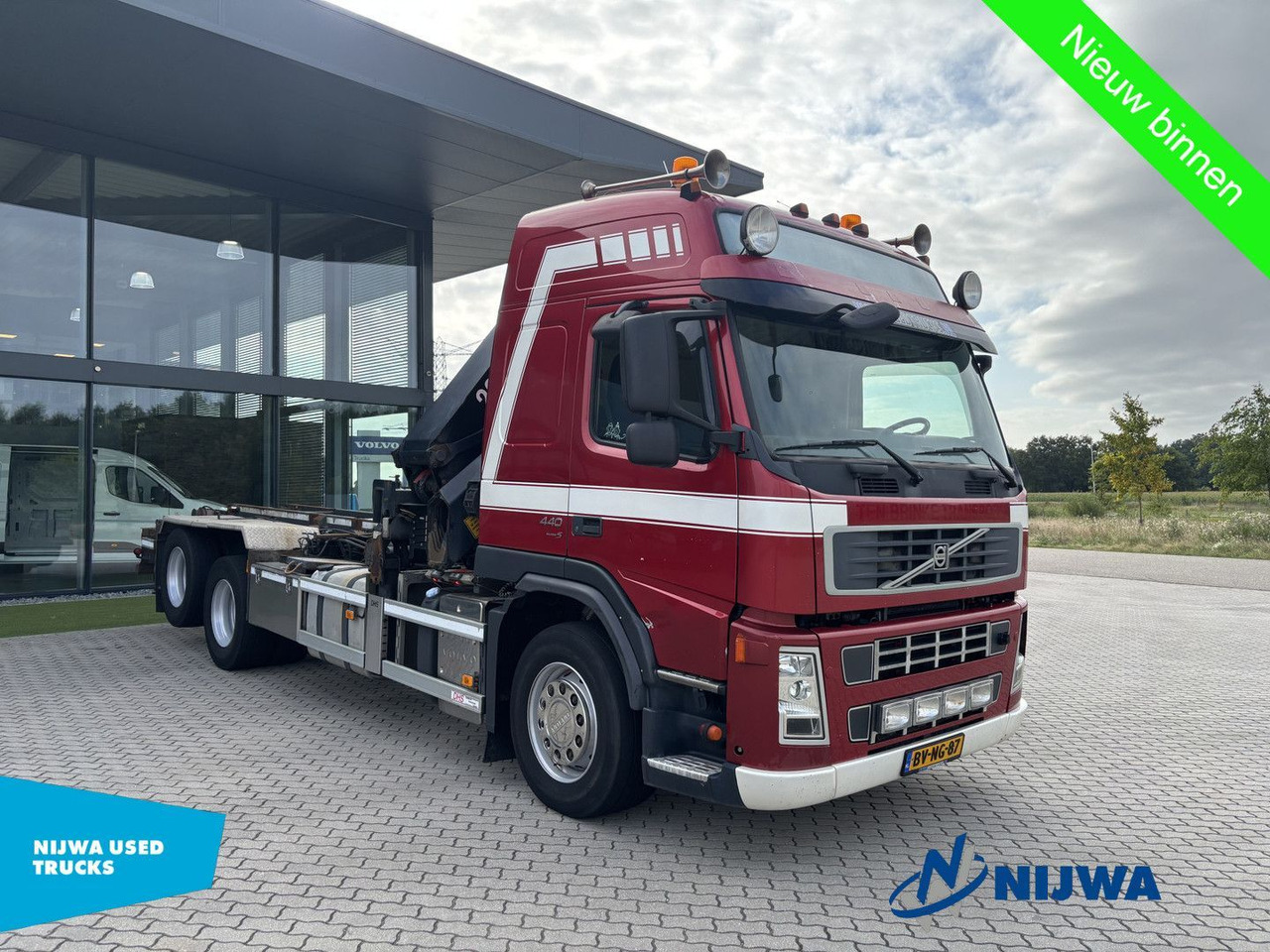 Volvo FM 440 6x2 Kabelsysteem + Kraan - Hook lift truck, Crane truck: picture 2 Volvo FM 440 6x2 Kabelsysteem + Kraan - Hook lift truck, Crane truck: picture 2