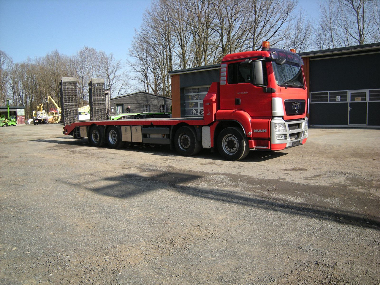 MAN 35.360, Zanner Plateau, Rampen, Winde - Tow truck: picture 1 MAN 35.360, Zanner Plateau, Rampen, Winde - Tow truck: picture 1
