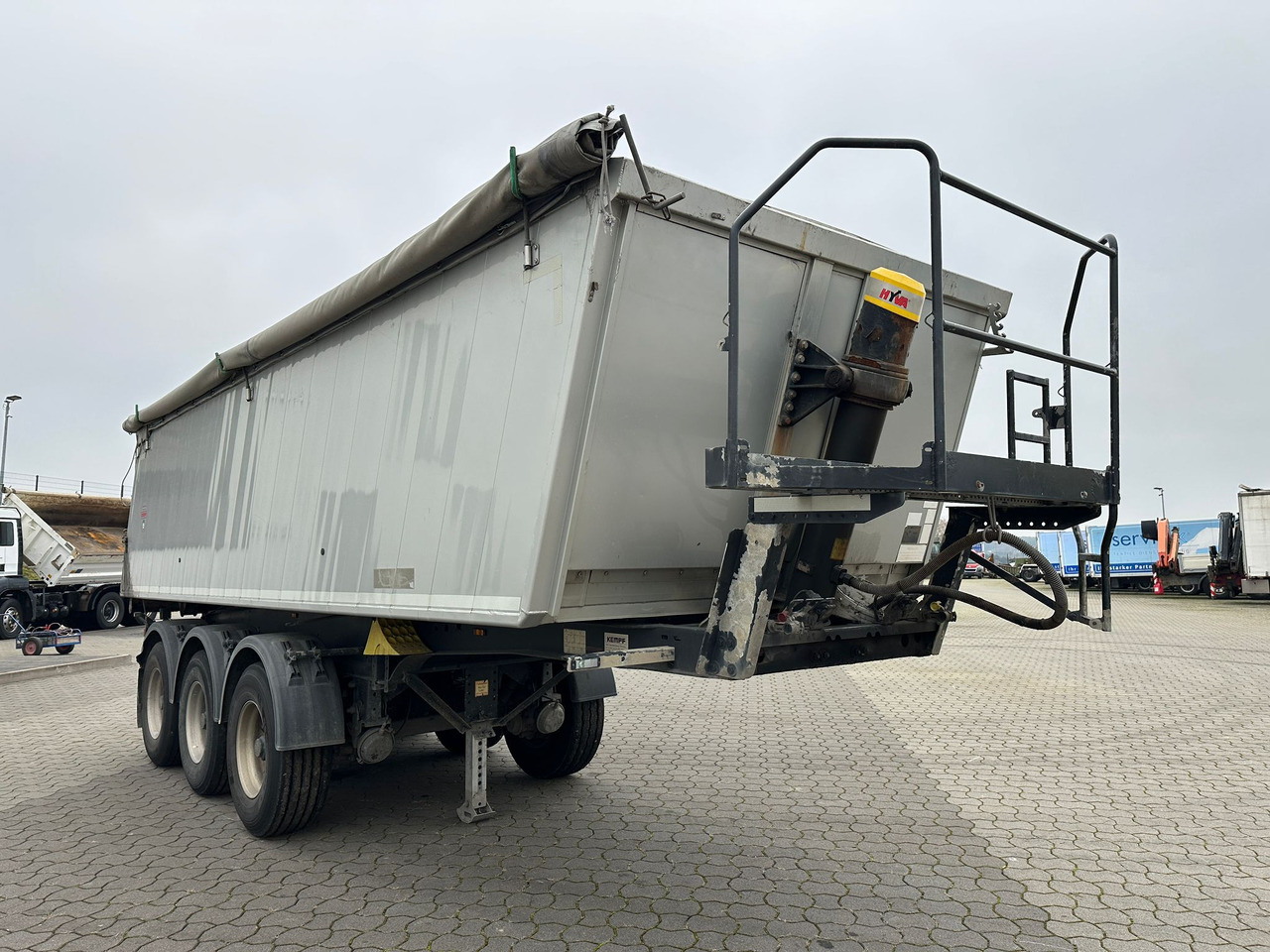 Tipper semi-trailer Kempf SKM 35 3 Thermo Mulde | TÜV NEU: picture 9