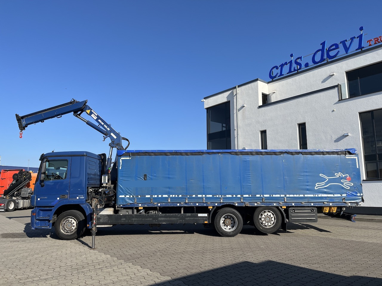 Mercedes-Benz 2541 6x2  Atlas 135.2E Pritsche 8,20 m Ausziehbar - Curtain side truck, Crane truck: picture 5 Mercedes-Benz 2541 6x2  Atlas 135.2E Pritsche 8,20 m Ausziehbar - Curtain side truck, Crane truck: picture 5
