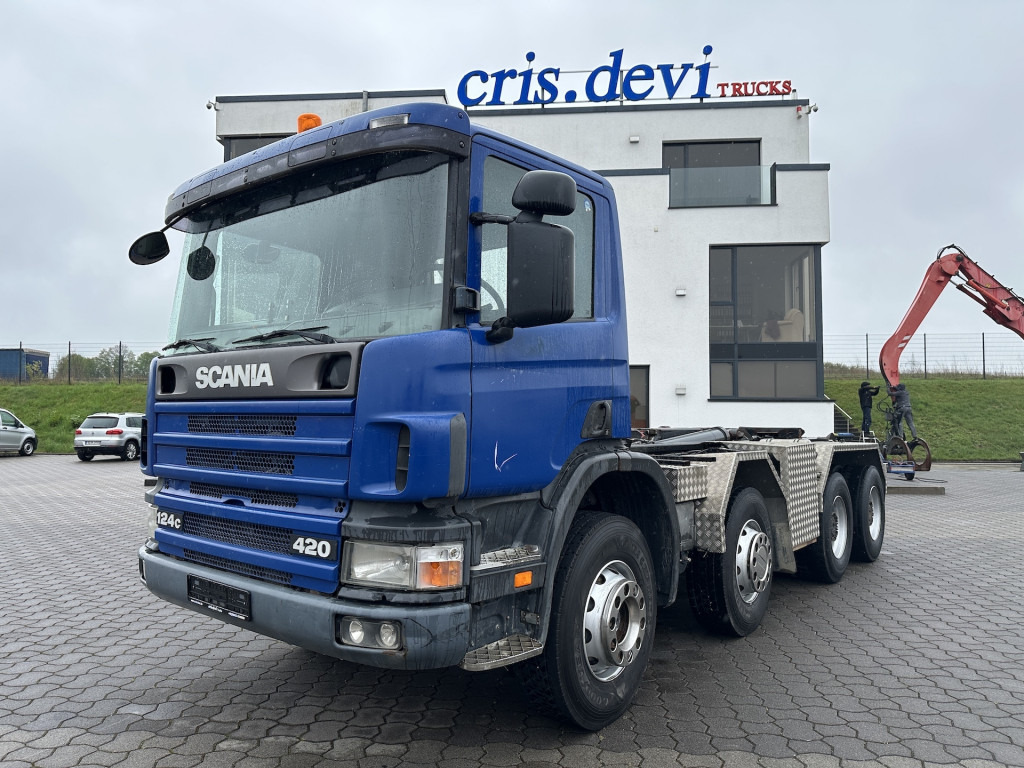 Scania P124 420 8x4 Multilift 26 t | Retarder - Hook lift truck: picture 1 Scania P124 420 8x4 Multilift 26 t | Retarder - Hook lift truck: picture 1