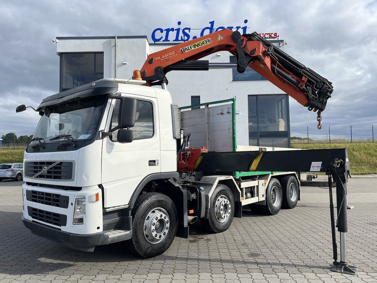 Volvo FM 440 8x4 Palfinger PK 44002 Wechselsystem - Dropside/ Flatbed truck, Crane truck: picture 1 Volvo FM 440 8x4 Palfinger PK 44002 Wechselsystem - Dropside/ Flatbed truck, Crane truck: picture 1