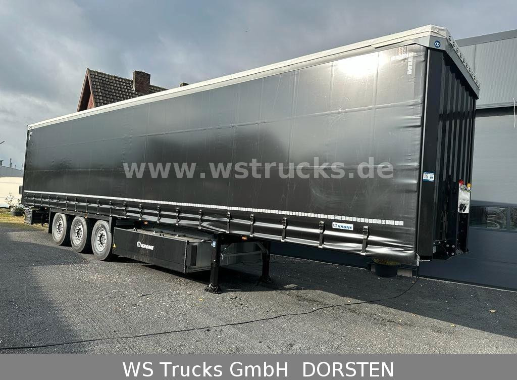 Krone Planauflieger SDP 27 Edscha, Rungen - Curtainsider semi-trailer: picture 1 Krone Planauflieger SDP 27 Edscha, Rungen - Curtainsider semi-trailer: picture 1