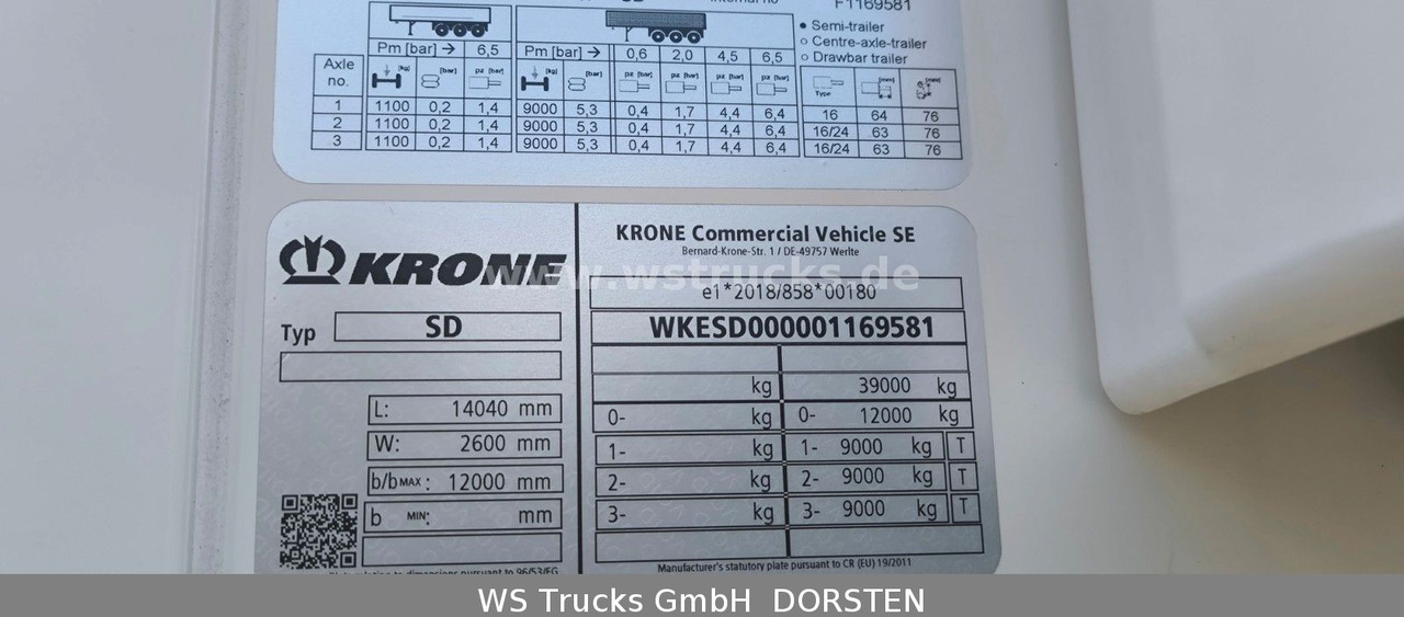 New Refrigerator semi-trailer Krone " Sofort " Carrier Vector 1550  *NEU* SAF: picture 12
