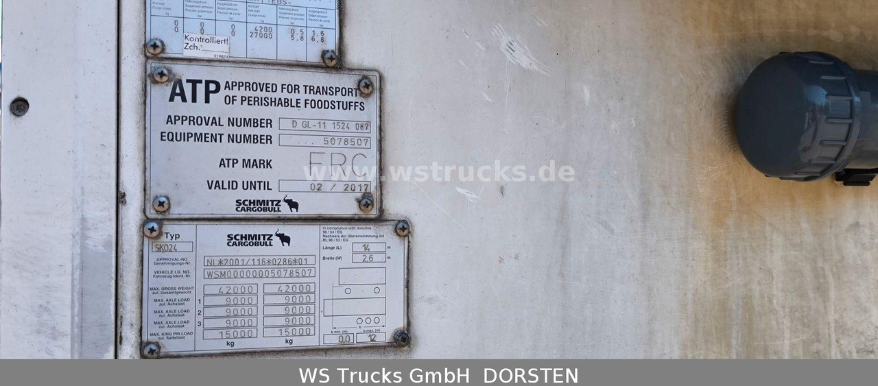 Schmitz Cargobull SKO 24 Kühlauflieger | Vector 1850 MT | LBW - Refrigerator semi-trailer: picture 5 Schmitz Cargobull SKO 24 Kühlauflieger | Vector 1850 MT | LBW - Refrigerator semi-trailer: picture 5