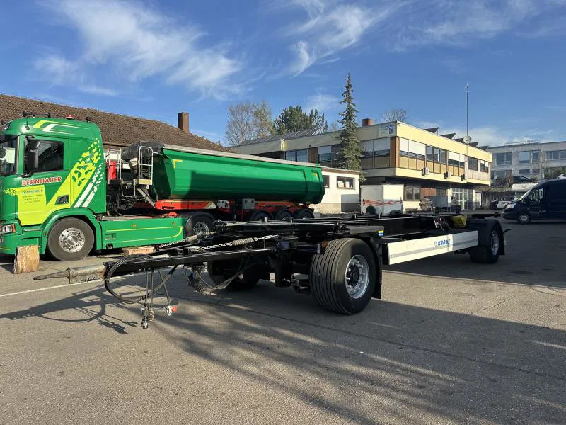 Krone 10 x Jumbo Lafette deutsche Anh. TÜV NEU! 10 x Jumbo Lafette deutsche Anh. TÜV NEU! - Container transporter/ Swap body trailer: picture 2 Krone 10 x Jumbo Lafette deutsche Anh. TÜV NEU! 10 x Jumbo Lafette deutsche Anh. TÜV NEU! - Container transporter/ Swap body trailer: picture 2
