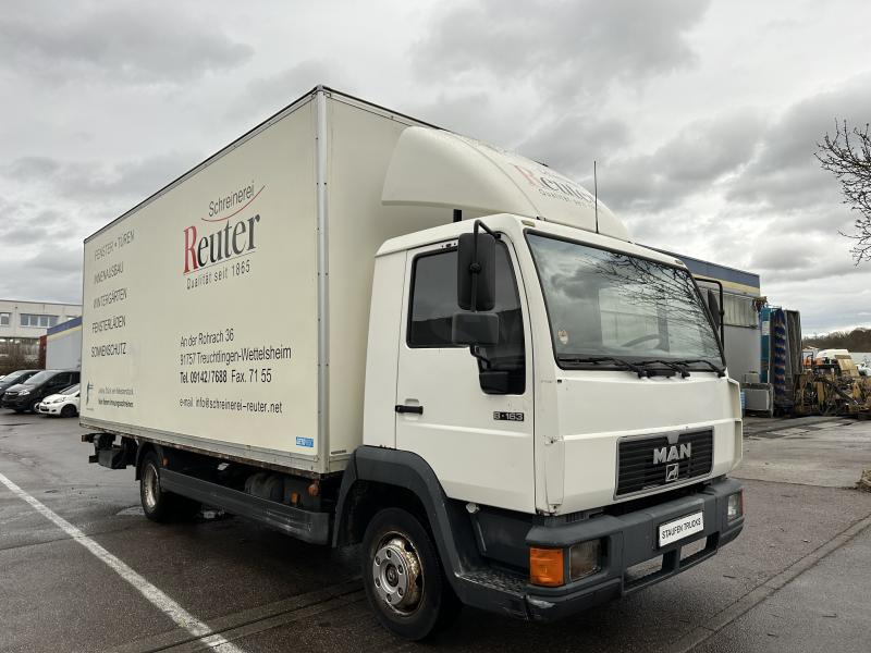 MAN 8.163 blatt/blatt Koffer / LBW - Box truck: picture 1 MAN 8.163 blatt/blatt Koffer / LBW - Box truck: picture 1