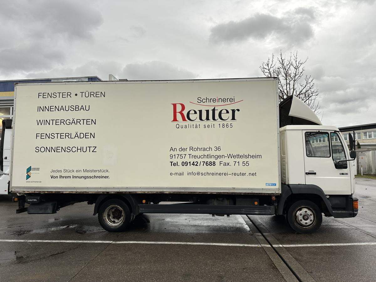 MAN 8.163 blatt/blatt Koffer / LBW - Box truck: picture 2 MAN 8.163 blatt/blatt Koffer / LBW - Box truck: picture 2