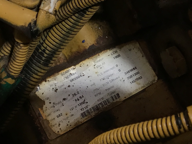 Construction machinery Caterpillar 3508 S2A MARINE 232-2464 USED: picture 6