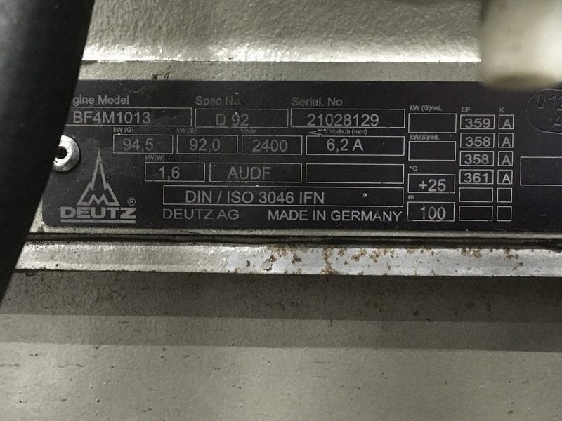 Deutz BF4M1013 USED - Construction machinery: picture 5 Deutz BF4M1013 USED - Construction machinery: picture 5