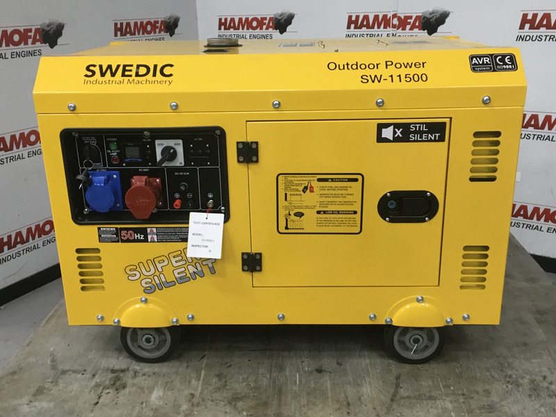 SWEDIC SW-11500 GENERATOR 10KVA NEW - Generator set: picture 1 SWEDIC SW-11500 GENERATOR 10KVA NEW - Generator set: picture 1