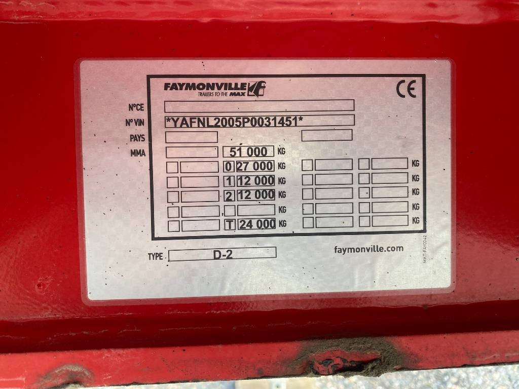 Low loader semi-trailer Faymonville siipi adapteri 2+4: picture 9