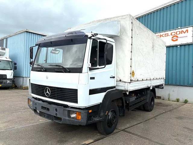 Mercedes-Benz LK 914 (6-CILINDER) WITH TENT BOX (MANUAL GEARBOX / FULL STEEL SUSPENSION / LOADING PLATFORM) - Curtain side truck: picture 1 Mercedes-Benz LK 914 (6-CILINDER) WITH TENT BOX (MANUAL GEARBOX / FULL STEEL SUSPENSION / LOADING PLATFORM) - Curtain side truck: picture 1