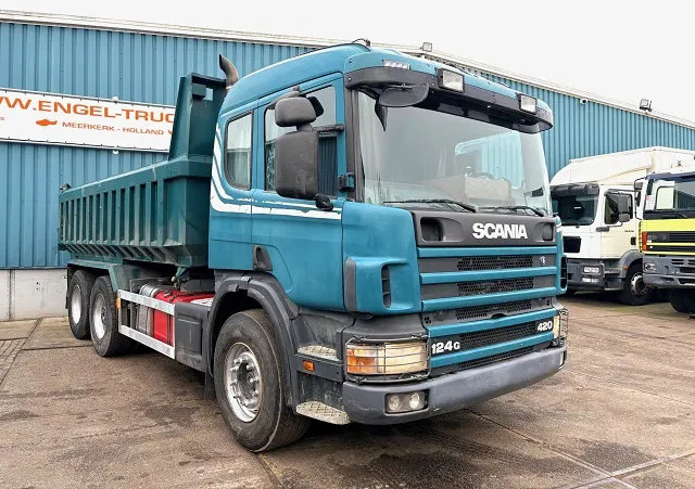 Scania P124-420 G 6x2 FULL STEEL KIPPER (MANUAL GEARBOX / FULL STEEL SUSPENSION / REDUCTION AXLE / 10 TIRES / AIRCONDITIONING / ETC) - Tipper: picture 2 Scania P124-420 G 6x2 FULL STEEL KIPPER (MANUAL GEARBOX / FULL STEEL SUSPENSION / REDUCTION AXLE / 10 TIRES / AIRCONDITIONING / ETC) - Tipper: picture 2