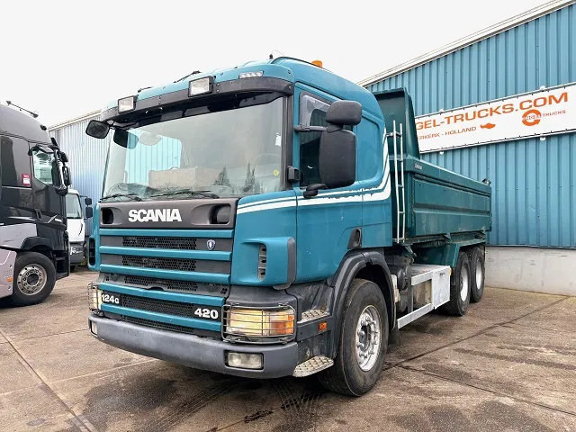 Scania P124-420 G 6x2 FULL STEEL KIPPER (MANUAL GEARBOX / FULL STEEL SUSPENSION / REDUCTION AXLE / 10 TIRES / AIRCONDITIONING / ETC) - Tipper: picture 1 Scania P124-420 G 6x2 FULL STEEL KIPPER (MANUAL GEARBOX / FULL STEEL SUSPENSION / REDUCTION AXLE / 10 TIRES / AIRCONDITIONING / ETC) - Tipper: picture 1