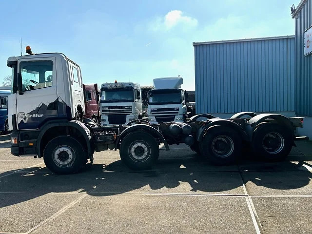Scania R124-420 C 8x4 FULL STEEL CHASSIS (EURO 3 / FULL STEEL SUSPENSION / REDUCTION AXLES / GRS900 GEARBOX) - Cab chassis truck: picture 4 Scania R124-420 C 8x4 FULL STEEL CHASSIS (EURO 3 / FULL STEEL SUSPENSION / REDUCTION AXLES / GRS900 GEARBOX) - Cab chassis truck: picture 4