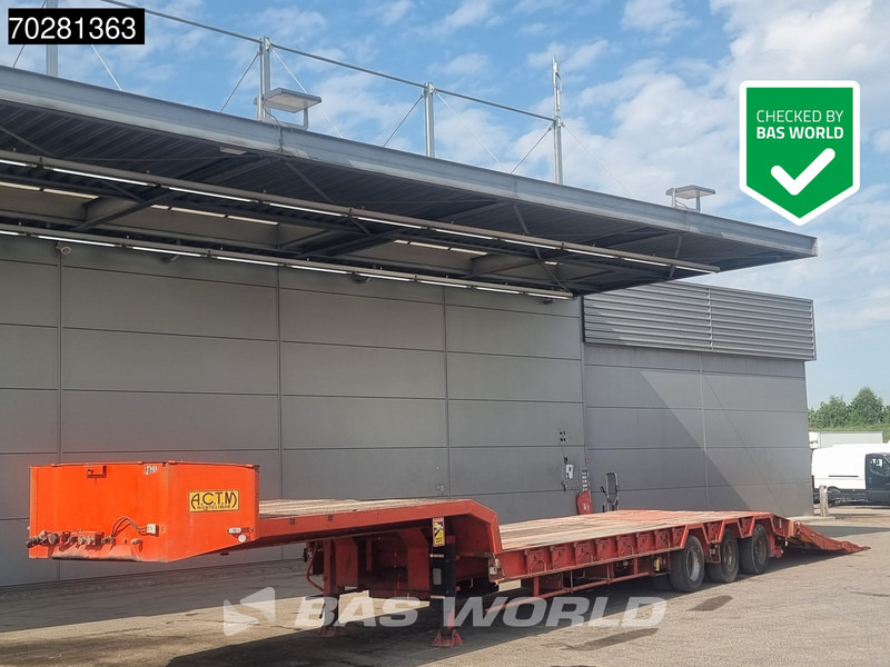 ACTM S46315CHC 3 axles RAMPS Lenkachse Steering axle TÜV 02/26 - Low loader semi-trailer: picture 1 ACTM S46315CHC 3 axles RAMPS Lenkachse Steering axle TÜV 02/26 - Low loader semi-trailer: picture 1