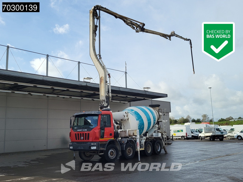 ASTRA HD8 84 45 8X4 31 meter Putzmeister TMP 31.89S PUMI +  7m3 mixer Euro 3 - Concrete pump truck: picture 1 ASTRA HD8 84 45 8X4 31 meter Putzmeister TMP 31.89S PUMI +  7m3 mixer Euro 3 - Concrete pump truck: picture 1