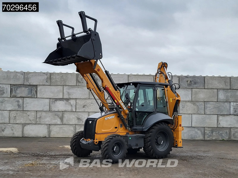 Case 570 SV 4WD - A/C - 4-1 Bucket - Telestick - HP - Backhoe loader: picture 3 Case 570 SV 4WD - A/C - 4-1 Bucket - Telestick - HP - Backhoe loader: picture 3