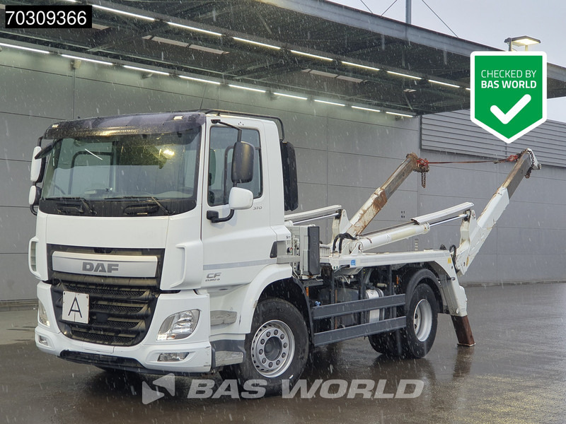 DAF CF 370 4X2 Meiller AK12MT skiploader Absetzkipper Engine brake ACC Euro 6 - Skip loader truck: picture 1 DAF CF 370 4X2 Meiller AK12MT skiploader Absetzkipper Engine brake ACC Euro 6 - Skip loader truck: picture 1