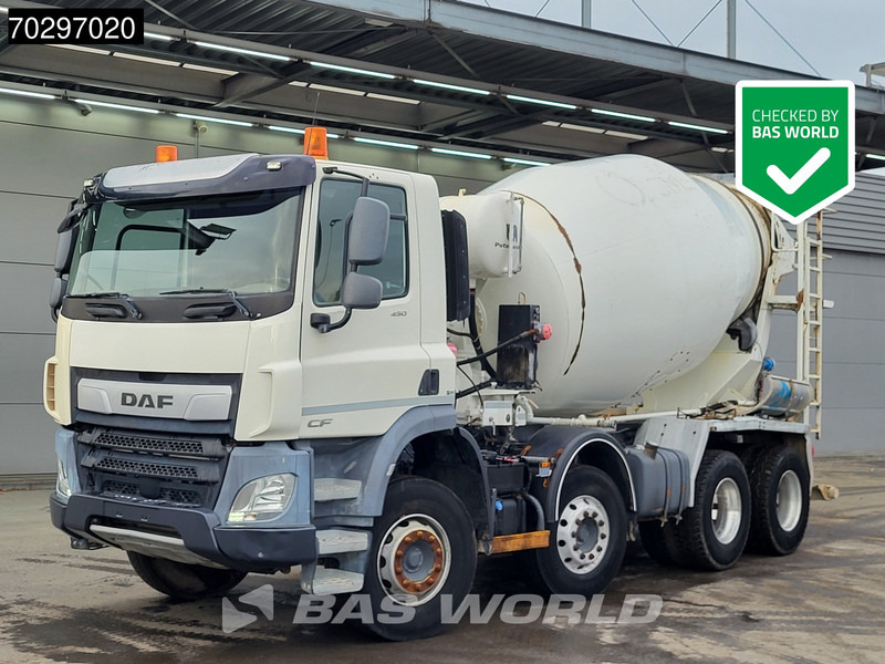 DAF CF 450 8X4 9m3 Putzmeister Mixer Automatic Steelsuspension Euro 6 - Concrete mixer truck: picture 1 DAF CF 450 8X4 9m3 Putzmeister Mixer Automatic Steelsuspension Euro 6 - Concrete mixer truck: picture 1
