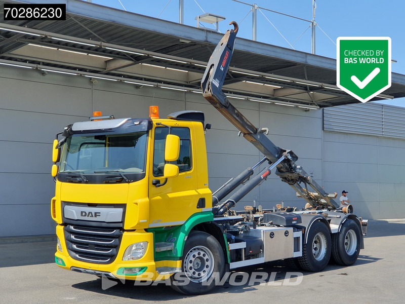 DAF CF 450 CF 6X2 HIAB 20ZL53 Hooklift LiftAxle Automatic 20 Tonnes ACC Euro 6 - Hook lift truck: picture 1 DAF CF 450 CF 6X2 HIAB 20ZL53 Hooklift LiftAxle Automatic 20 Tonnes ACC Euro 6 - Hook lift truck: picture 1
