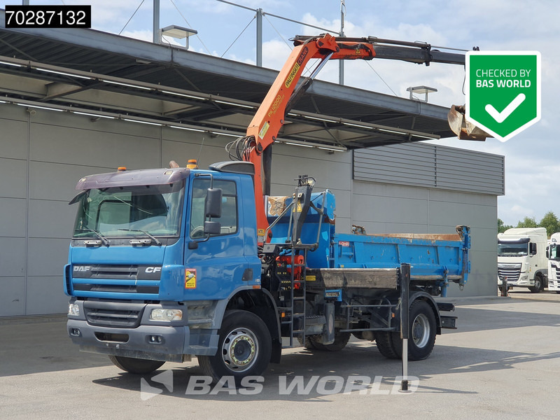 DAF CF75.310 4X2 Manual Big-Axle Steelsuspension Palfinger Euro 3 - Tipper, Crane truck: picture 1 DAF CF75.310 4X2 Manual Big-Axle Steelsuspension Palfinger Euro 3 - Tipper, Crane truck: picture 1