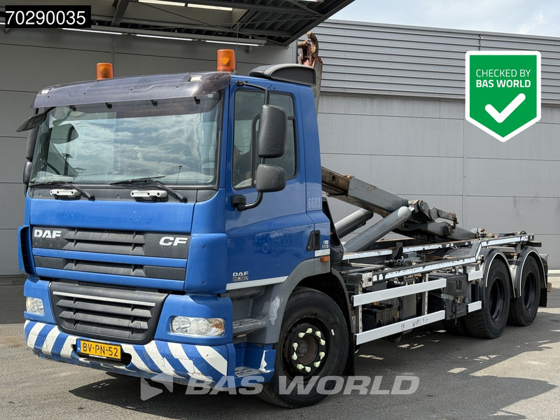 DAF CF85.360 6X2 NL-Truck VDL S-21-6200 Hooklift Lift-Axle Automatic Euro 5 - Hook lift truck: picture 1 DAF CF85.360 6X2 NL-Truck VDL S-21-6200 Hooklift Lift-Axle Automatic Euro 5 - Hook lift truck: picture 1