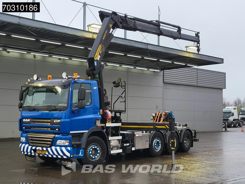 DAF CF85.410 8X2 VDL 20-6200 Palfinger PK33002 EH Kran Lift+Lenkachse Euro 5 - Hook lift truck, Crane truck: picture 2 DAF CF85.410 8X2 VDL 20-6200 Palfinger PK33002 EH Kran Lift+Lenkachse Euro 5 - Hook lift truck, Crane truck: picture 2