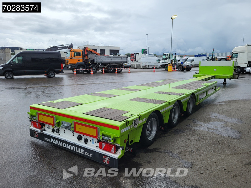 Faymonville F-S43-1AAF 3 axles Extendable Twistlocks 3x Hydraulic Steering Galvanised - Low loader semi-trailer: picture 5 Faymonville F-S43-1AAF 3 axles Extendable Twistlocks 3x Hydraulic Steering Galvanised - Low loader semi-trailer: picture 5