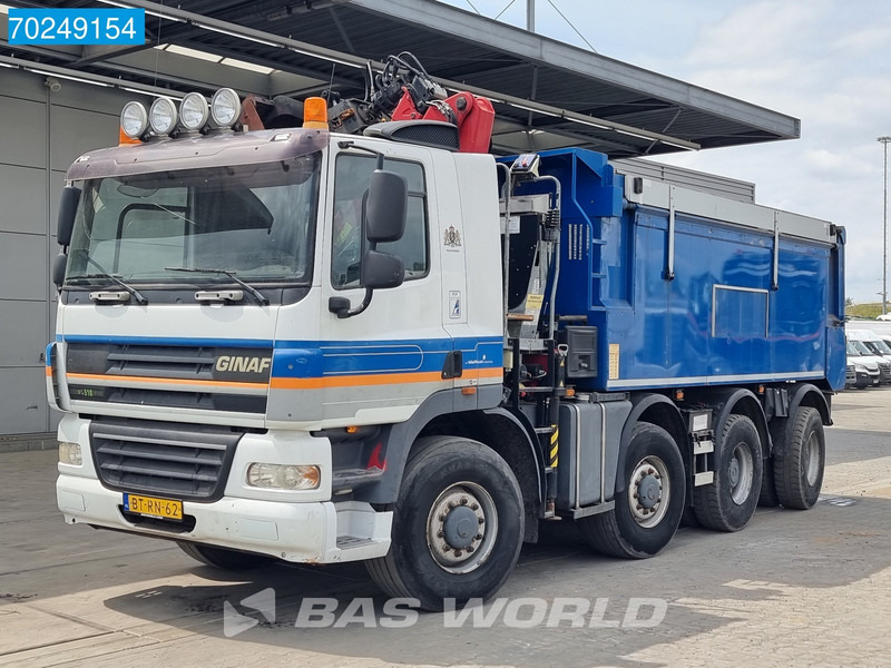 Ginaf X4243TS 8X4 NL-Truck HMF1643-Z Crane 17m3 Ruizeveld Tipper Big-Axle Lift+Lenkachse - Tipper, Crane truck: picture 1 Ginaf X4243TS 8X4 NL-Truck HMF1643-Z Crane 17m3 Ruizeveld Tipper Big-Axle Lift+Lenkachse - Tipper, Crane truck: picture 1