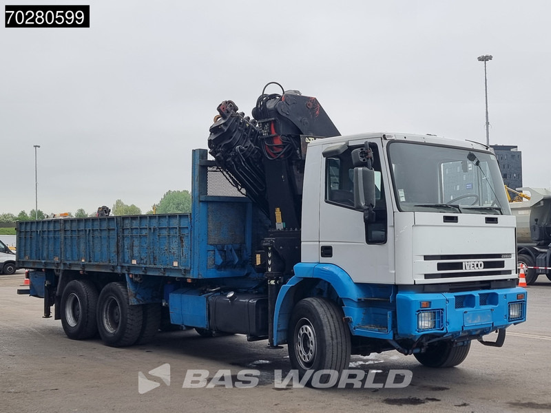 Dropside/ Flatbed truck, Crane truck Iveco EuroTrakker 310 6X4 Palfinger PK36002 Kran Crane Manual Big-Axle Euro 3: picture 9