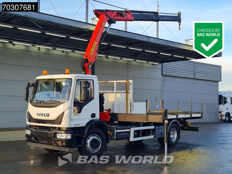 Iveco Eurocargo 160E250 4X2 16tonner Palfinger PK14.501 SLD Kran Crane Automatic Airco Euro 6 - Dropside/ Flatbed truck, Crane truck: picture 1 Iveco Eurocargo 160E250 4X2 16tonner Palfinger PK14.501 SLD Kran Crane Automatic Airco Euro 6 - Dropside/ Flatbed truck, Crane truck: picture 1
