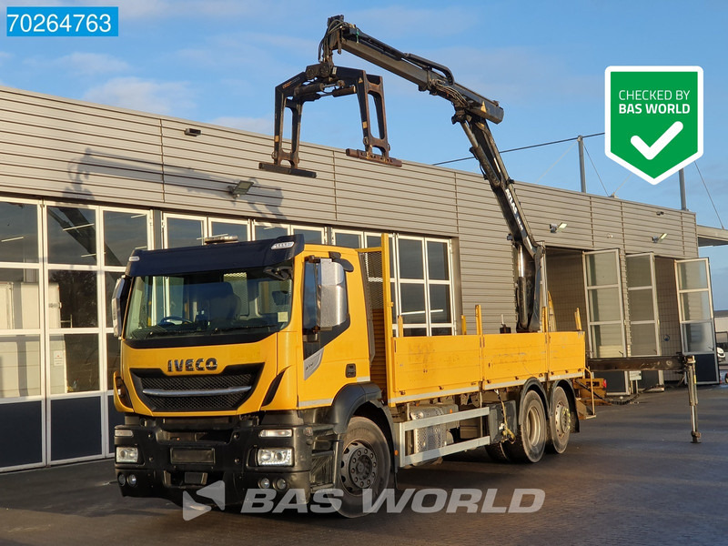 Iveco Stralis 310 6X2 RHD! Atlas 135.2VE-A11 Crane Lift-Lenkachse ACC Euro 6 - Dropside/ Flatbed truck, Crane truck: picture 1 Iveco Stralis 310 6X2 RHD! Atlas 135.2VE-A11 Crane Lift-Lenkachse ACC Euro 6 - Dropside/ Flatbed truck, Crane truck: picture 1