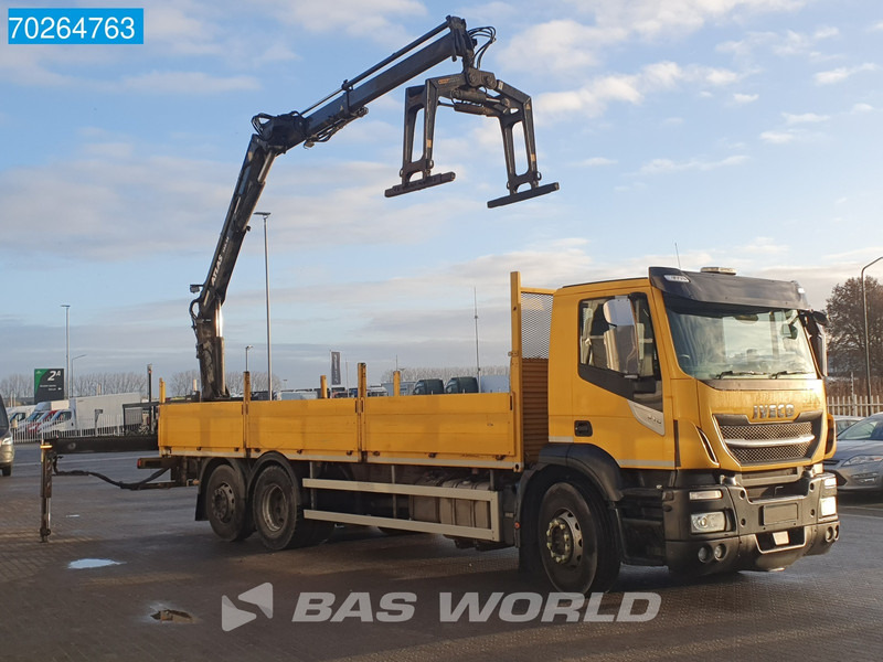 Iveco Stralis 310 6X2 RHD! Atlas 135.2VE-A11 Crane Lift-Lenkachse ACC Euro 6 - Dropside/ Flatbed truck, Crane truck: picture 3 Iveco Stralis 310 6X2 RHD! Atlas 135.2VE-A11 Crane Lift-Lenkachse ACC Euro 6 - Dropside/ Flatbed truck, Crane truck: picture 3