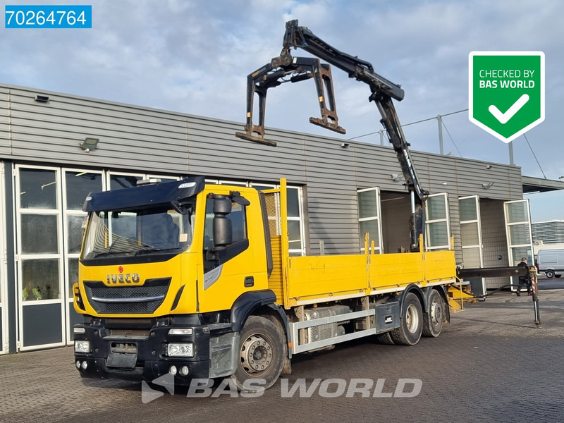 Iveco Stralis 310 6X2 RHD! Atlas 135.2VE-A11 Crane Lift-lenkachse ACC Euro 6 - Dropside/ Flatbed truck, Crane truck: picture 1 Iveco Stralis 310 6X2 RHD! Atlas 135.2VE-A11 Crane Lift-lenkachse ACC Euro 6 - Dropside/ Flatbed truck, Crane truck: picture 1