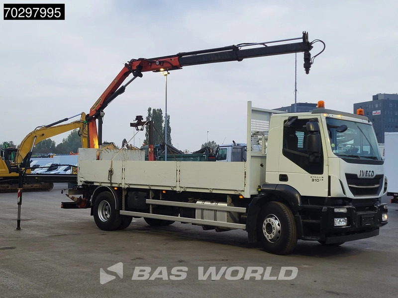 Iveco Stralis 310 Stralis 4X2 Palfinger PK12002 Crane Kran rotator Steelsuspension Automatic Euro 6 - Dropside/ Flatbed truck, Crane truck: picture 3 Iveco Stralis 310 Stralis 4X2 Palfinger PK12002 Crane Kran rotator Steelsuspension Automatic Euro 6 - Dropside/ Flatbed truck, Crane truck: picture 3