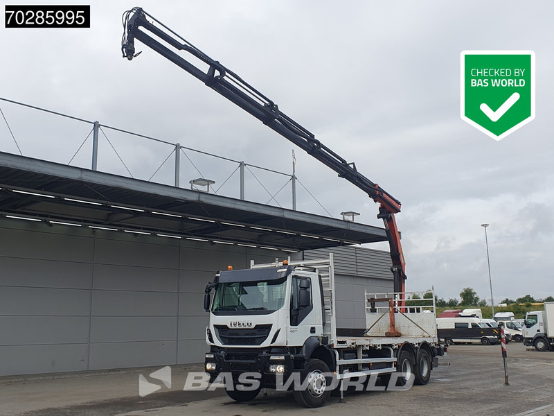 Iveco Trakker 410 6X4 Palfinger PK22002 Kran Crane Big-Axle Steelsuspension Euro 5 - Dropside/ Flatbed truck, Crane truck: picture 1 Iveco Trakker 410 6X4 Palfinger PK22002 Kran Crane Big-Axle Steelsuspension Euro 5 - Dropside/ Flatbed truck, Crane truck: picture 1
