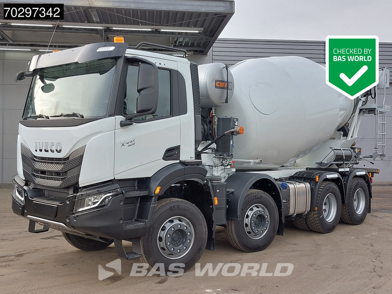 Iveco X-Way 420 8X4 NEW! 10M3 CIFA Mixer Full Steel Suspension Euro 6 - Concrete mixer truck: picture 1 Iveco X-Way 420 8X4 NEW! 10M3 CIFA Mixer Full Steel Suspension Euro 6 - Concrete mixer truck: picture 1