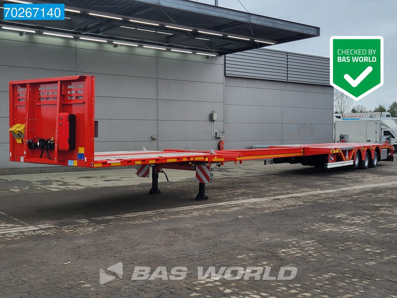 Kässbohrer LB3E NEU Mega Ausziehbar Lift+Lenkachse - Dropside/ Flatbed semi-trailer: picture 1 Kässbohrer LB3E NEU Mega Ausziehbar Lift+Lenkachse - Dropside/ Flatbed semi-trailer: picture 1